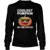Halloween Coolest Pumpkin In The Patch Boys Girls Kids shirt