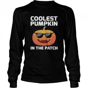 Halloween Coolest Pumpkin In The Patch Boys Girls Kids shirt