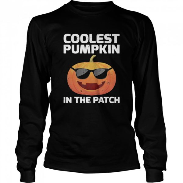 Halloween Coolest Pumpkin In The Patch Boys Girls Kids shirt