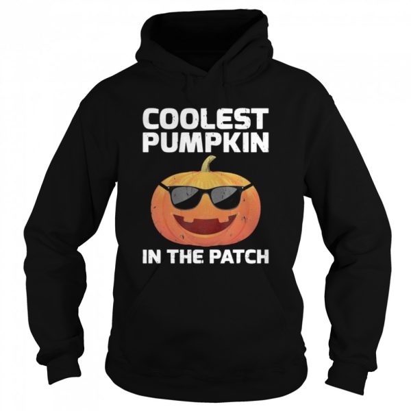 Halloween Coolest Pumpkin In The Patch Boys Girls Kids shirt