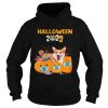 Halloween Corgi wear Mask Stay 6 Feet Away Quarantine shirt