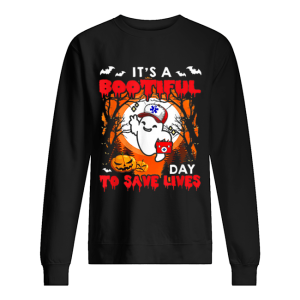 Halloween Costume Boo Bootiful Day Save Lives Paramedic shirt