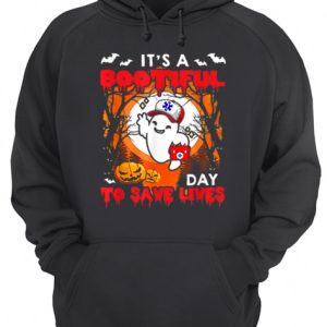 Halloween Costume Boo Bootiful Day Save Lives Paramedic shirt 3