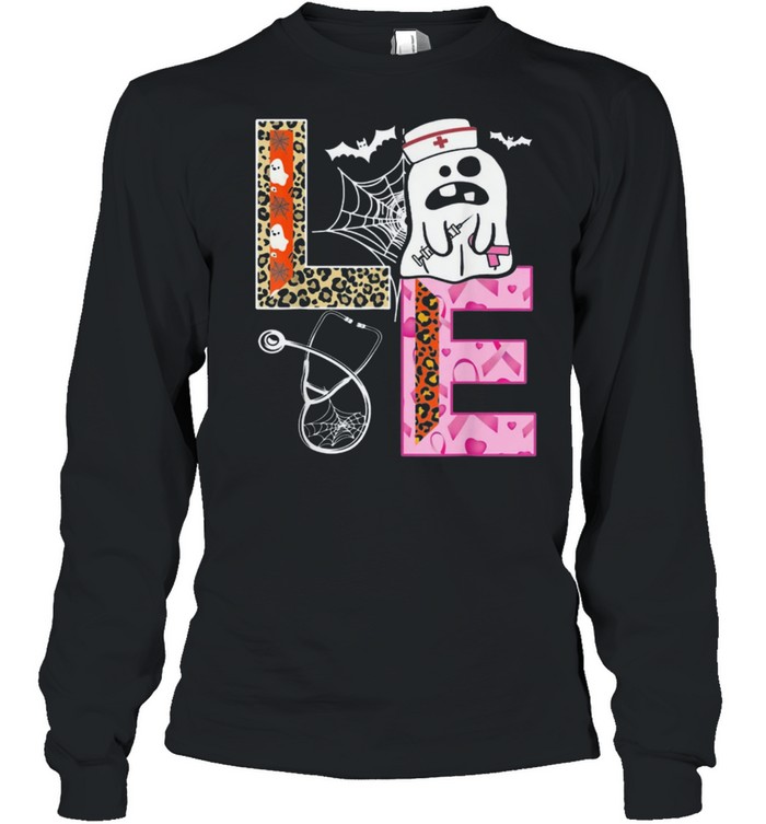 Halloween Costume Leopard Love Boo Nurse Spooky shirt Halloween Costume Leopard Love Boo Nurse Spooky shirt