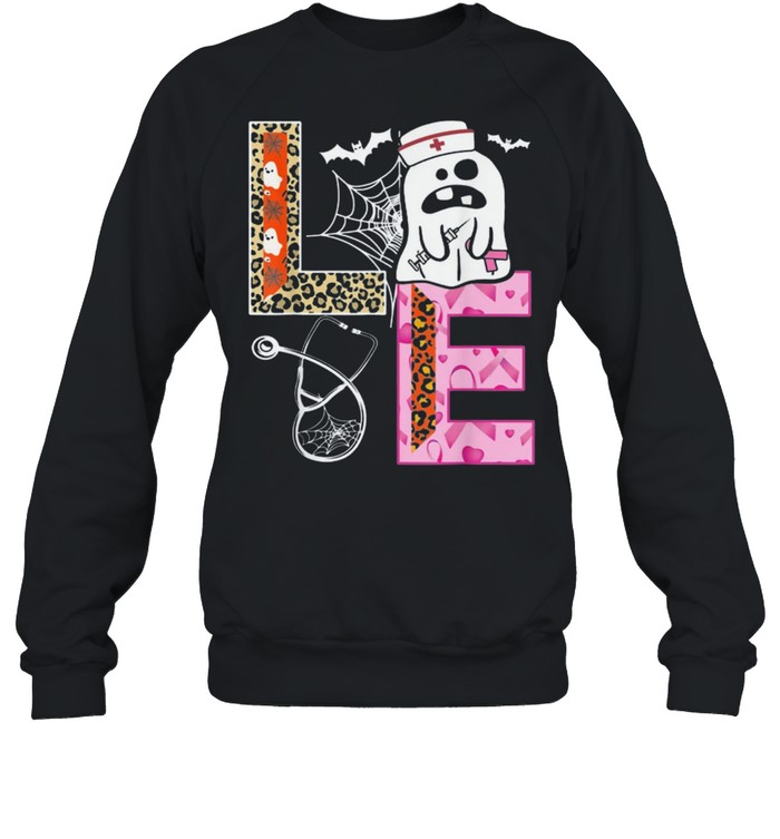 Halloween Costume Leopard Love Boo Nurse Spooky shirt Halloween Costume Leopard Love Boo Nurse Spooky shirt