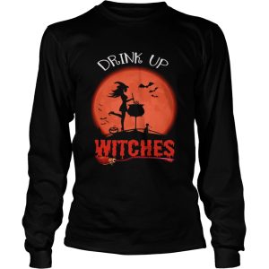 Halloween Drink Up Withches Vintage Wine Lover Gift TShirt