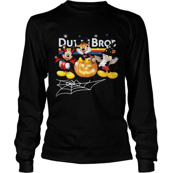 Halloween Dutch Bros coffee Mickey Mouse shirt