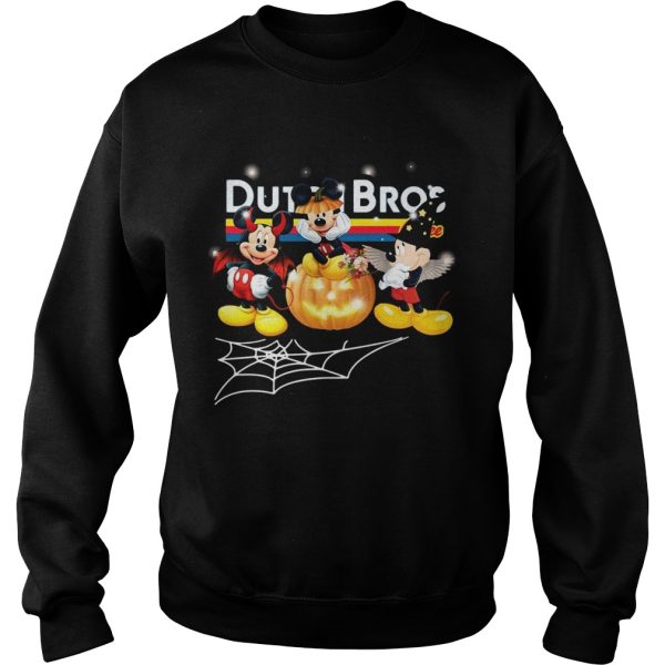 Halloween Dutch Bros coffee Mickey Mouse shirt