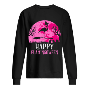 Halloween Flamingo Witch Happy Flamingoween Gift shirt