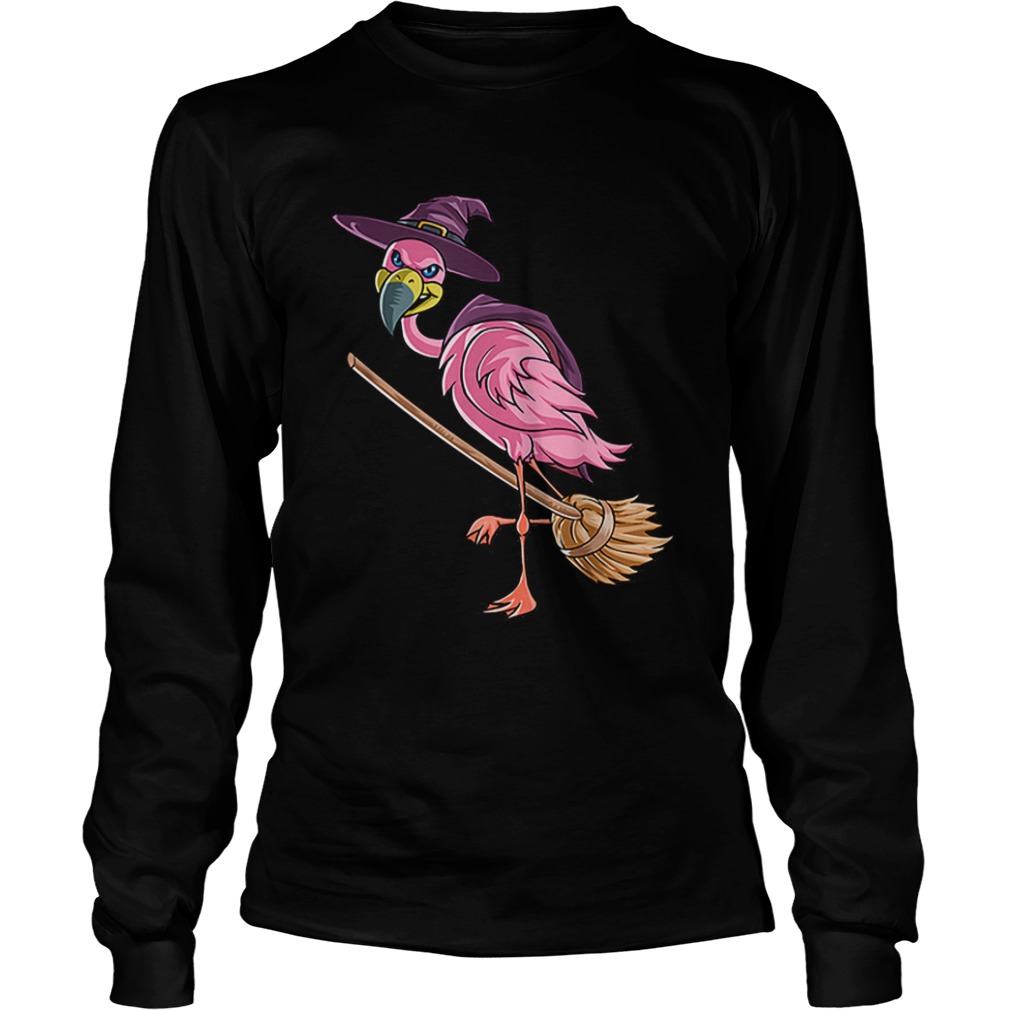 Halloween Flamingo Witch Scary Party Funny Broom Gift shirt Halloween Flamingo Witch Scary Party Funny Broom Gift shirt