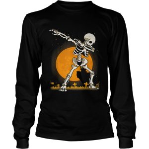 Halloween For Boys Kids Dabbing Skeleton Costume Dab shirt