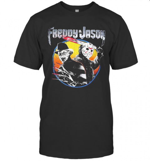 Halloween Freddy And Jason Vintage T-Shirt Halloween Freddy And Jason Vintage T-Shirt