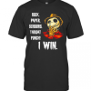 Halloween Freddy Krueger Jack Skellington Rock Paper Scissors Throat Punch I Win T-Shirt