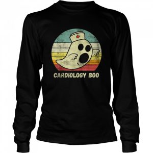Halloween Ghost Cardiology Boo Nurse Nursing Medical shirt