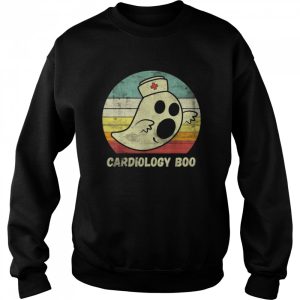 Halloween Ghost Cardiology Boo Nurse Nursing Medical shirt