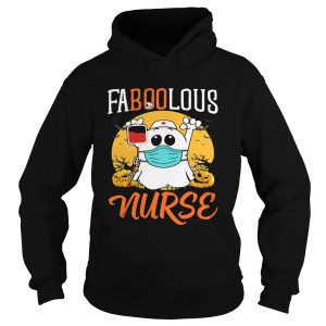 Halloween Ghost Mask Faboolous Nurse shirt