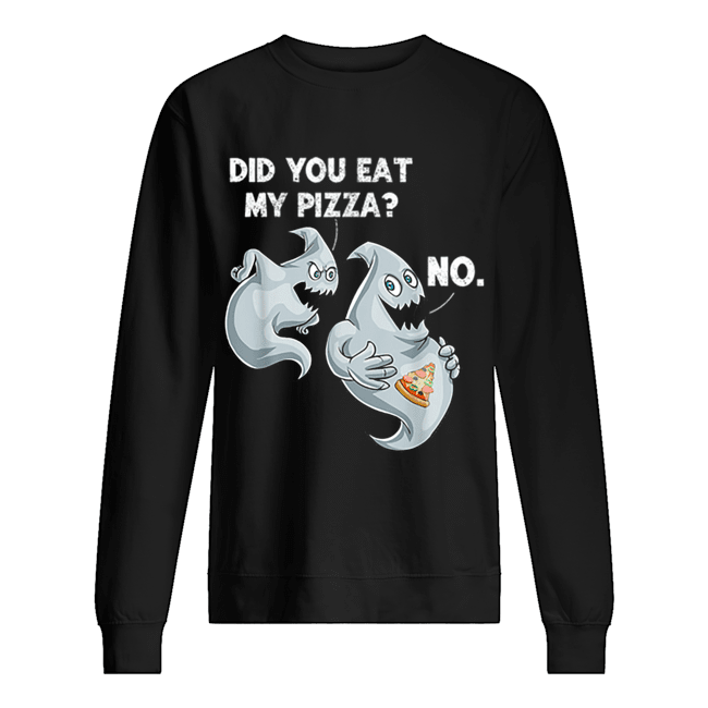 Halloween Ghost Pizza Funny Food Gift Mens Women Boy shirt Halloween Ghost Pizza Funny Food Gift Mens Women Boy shirt