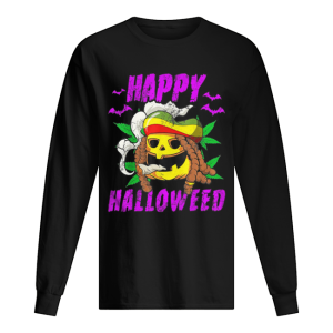 Halloween Happy Halloweed Rasta Pumpkin Marijuana Weed 420 shirt