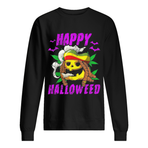 Halloween Happy Halloweed Rasta Pumpkin Marijuana Weed 420 shirt
