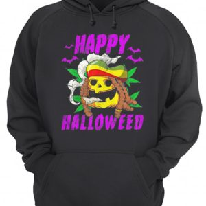 Halloween Happy Halloweed Rasta Pumpkin Marijuana Weed 420 shirt 3
