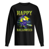 Halloween Happy Halloweed Witch Marijuana Weed 420 Women shirt