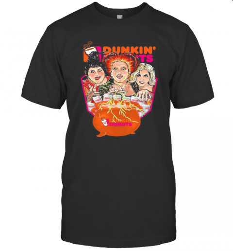 Halloween Hocus Pocus Witch Dunkin Donuts T-Shirt Halloween Hocus Pocus Witch Dunkin Donuts T-Shirt
