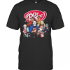 Halloween Horror Characters Dr Pepper Logo T-Shirt