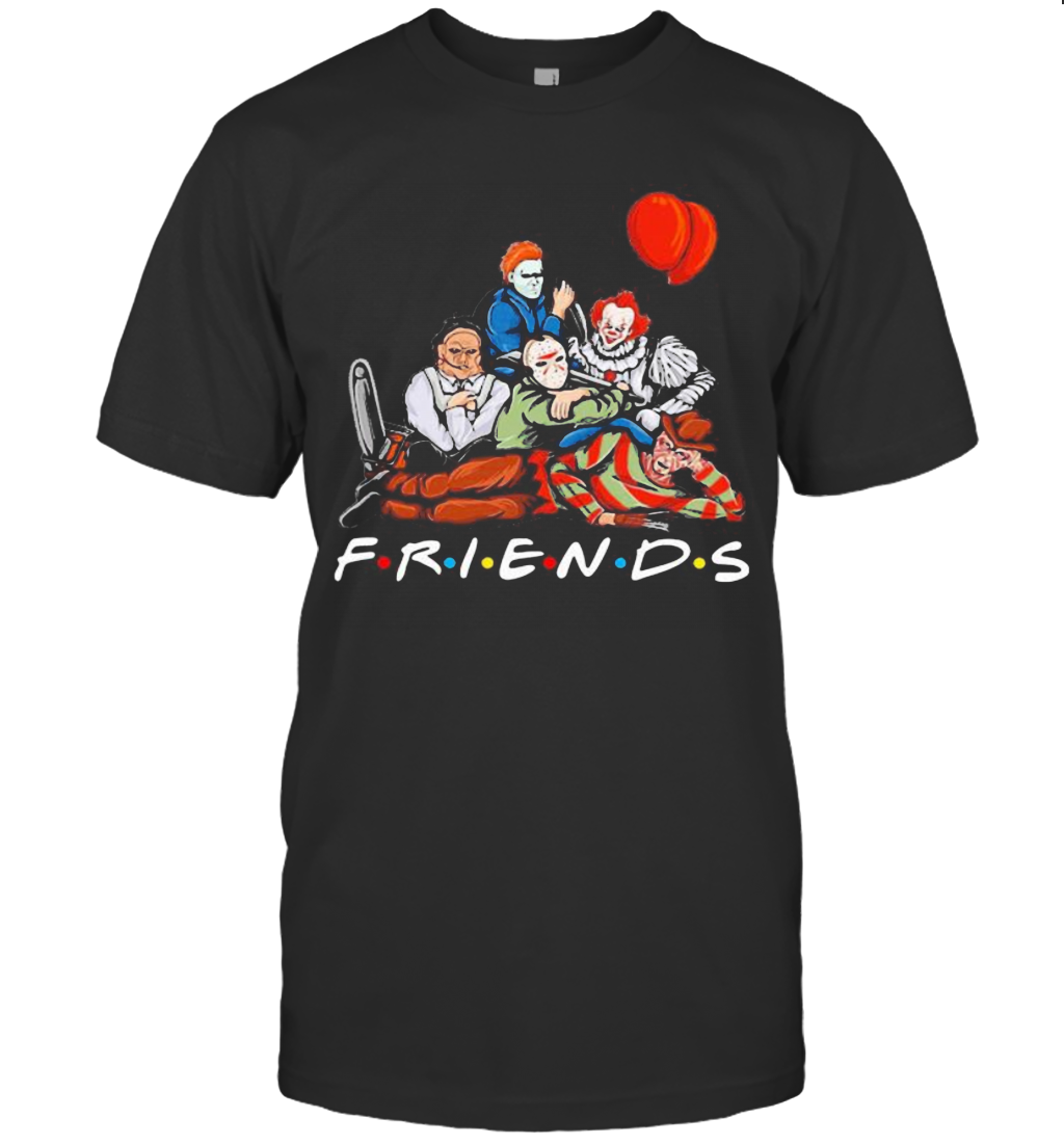 Halloween Horror Characters Friends T-Shirt Halloween Horror Characters Friends T-Shirt