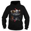 Halloween Horror Characters Movies Water Mirror Reflection shirt