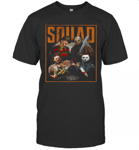 Halloween Horror Characters Squad T-Shirt Halloween Horror Characters Squad T-Shirt