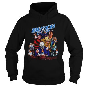 Halloween Horror Characters drinking Busch Light shirt