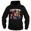 Halloween Horror Characters drinking Coors Light shirt