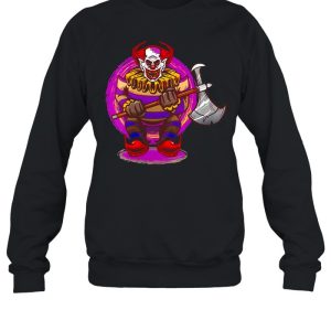 Halloween Horror Clown Mask Decoration Scary Costume T-shirt