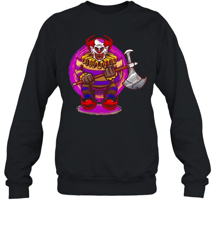 Halloween Horror Clown Mask Decoration Scary Costume T-shirt Halloween Horror Clown Mask Decoration Scary Costume T-shirt