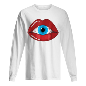 Halloween Horror – Creepy Eyeball inside Woman Lips shirt