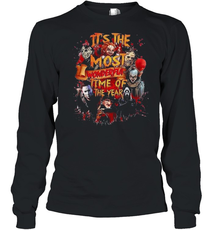 Halloween Horror Movie Characters It’s The Most Wonderful Time Of The Year Shirt Halloween Horror Movie Characters It’s The Most Wonderful Time Of The Year Shirt