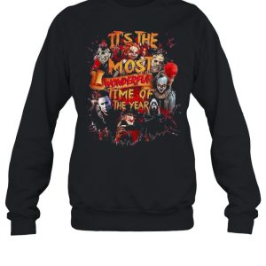 Halloween Horror Movie Characters It’s The Most Wonderful Time Of The Year Shirt