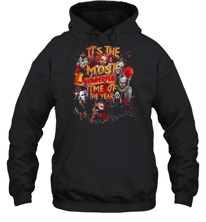 Halloween Horror Movie Characters It’s The Most Wonderful Time Of The Year Shirt Halloween Horror Movie Characters It’s The Most Wonderful Time Of The Year Shirt