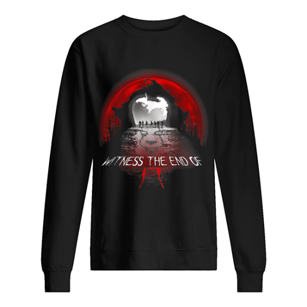 Halloween Horror Movie Witness-The-End-Of-It Costume Gift shirt