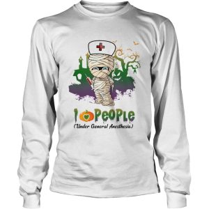 Halloween I Love People Funny Nurse TShirt