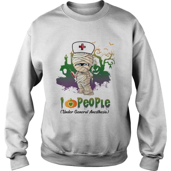 Halloween I Love People Funny Nurse TShirt