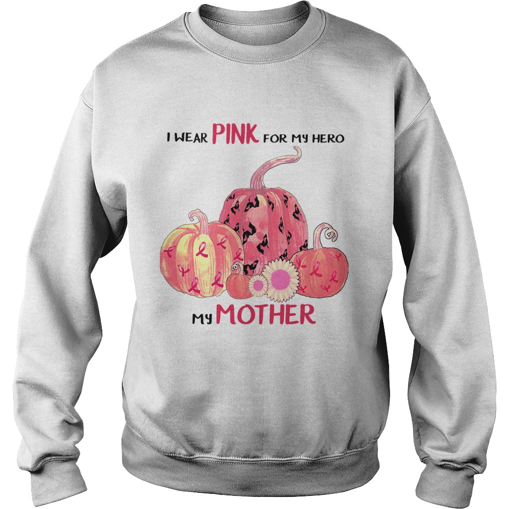 Halloween I Wear Pink For My Hero My Mother TShirt Halloween I Wear Pink For My Hero My Mother TShirt
