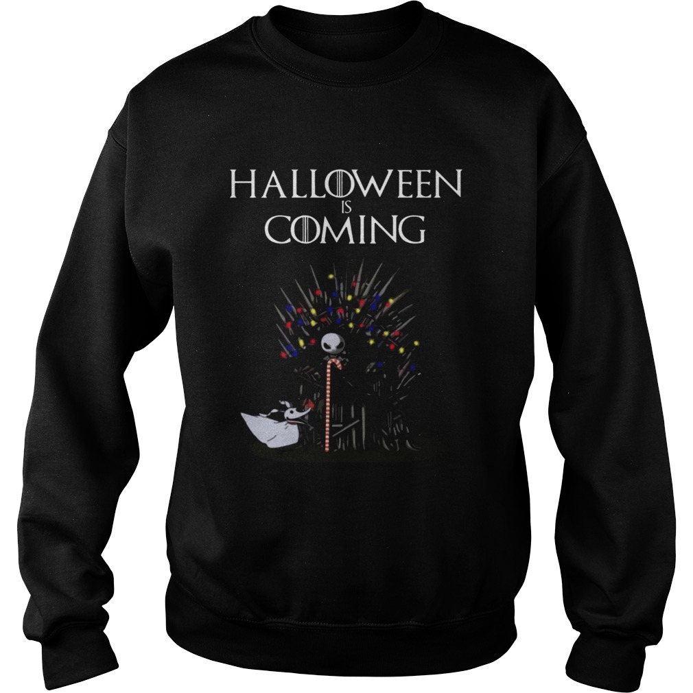 Halloween Is Coming Jack Skellington Game Of Thrones Shirt Halloween Is Coming Jack Skellington Game Of Thrones Shirt