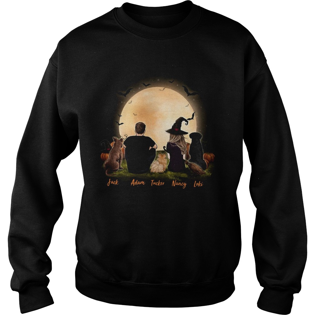 Halloween Jack Adam Tucker Nancy Loki T-shirt Halloween Jack Adam Tucker Nancy Loki T-shirt