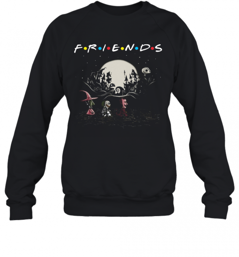 Halloween Jack Skellington And Friends Crossing Road T-Shirt Halloween Jack Skellington And Friends Crossing Road T-Shirt