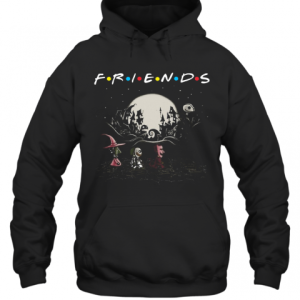 Halloween Jack Skellington And Friends Crossing Road T Shirt 3