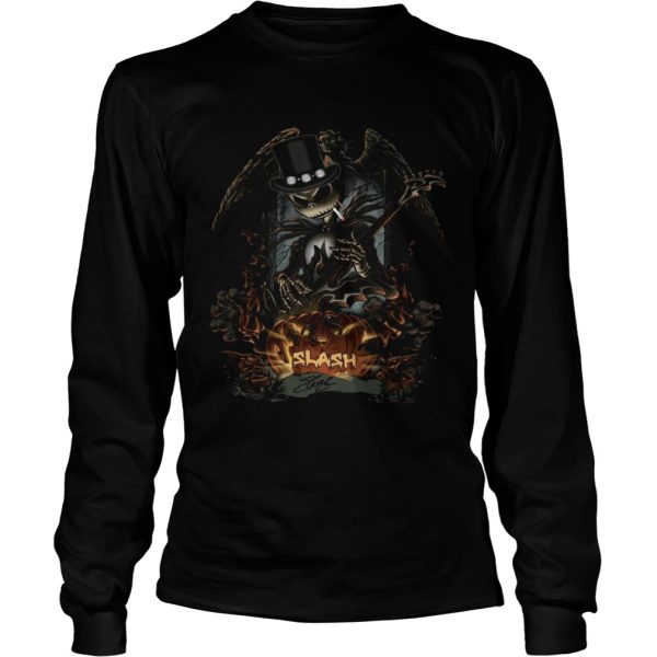 Halloween Jack Skellington Smoking Slash Pumpkin shirt