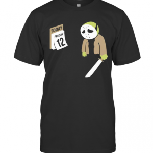 Halloween Jason Voorhees Holding Knife Today Friday 12 T-Shirt