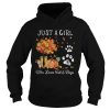 Halloween Just a girl who loves fall and dogs shirt