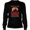 Halloween Karen Costume I Wanna Speak To The Manager shirt